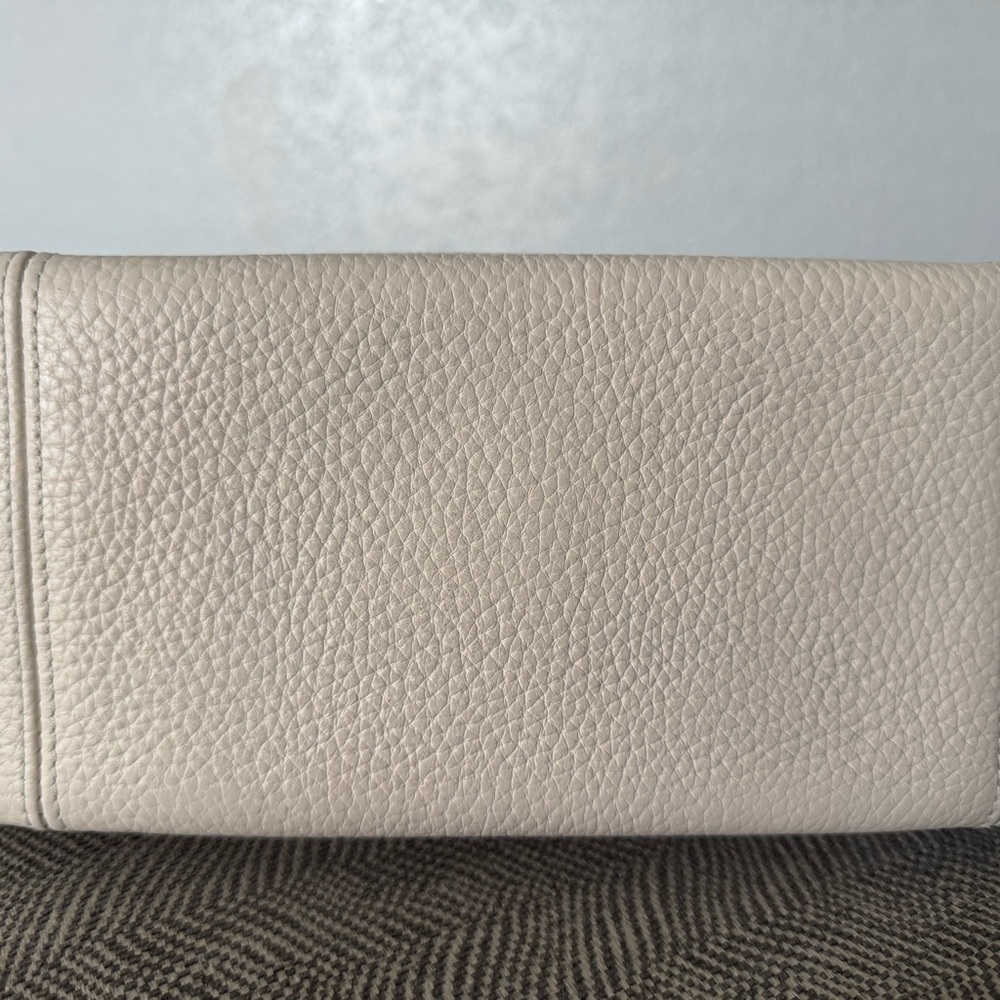 Coach Pebbled Leather Shoulder Bag in chalk ivory Cary - Picture 2 of 12